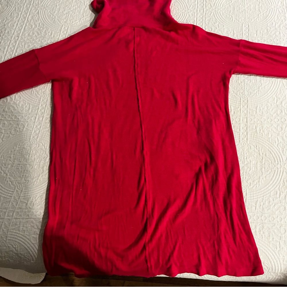 Anthropologie Saturday Sunday M Sweaterdress Tunic Mini Dress Cowl Neck Pockets - Picture 11 of 15